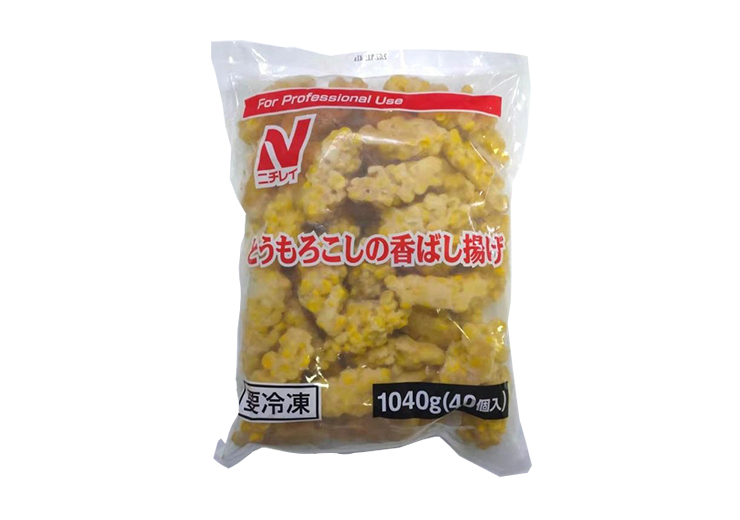 ニチレイ とうもろこしの香ばし揚げ【２６ｇ×４０】 - オススメ商品 - 広栄株式会社